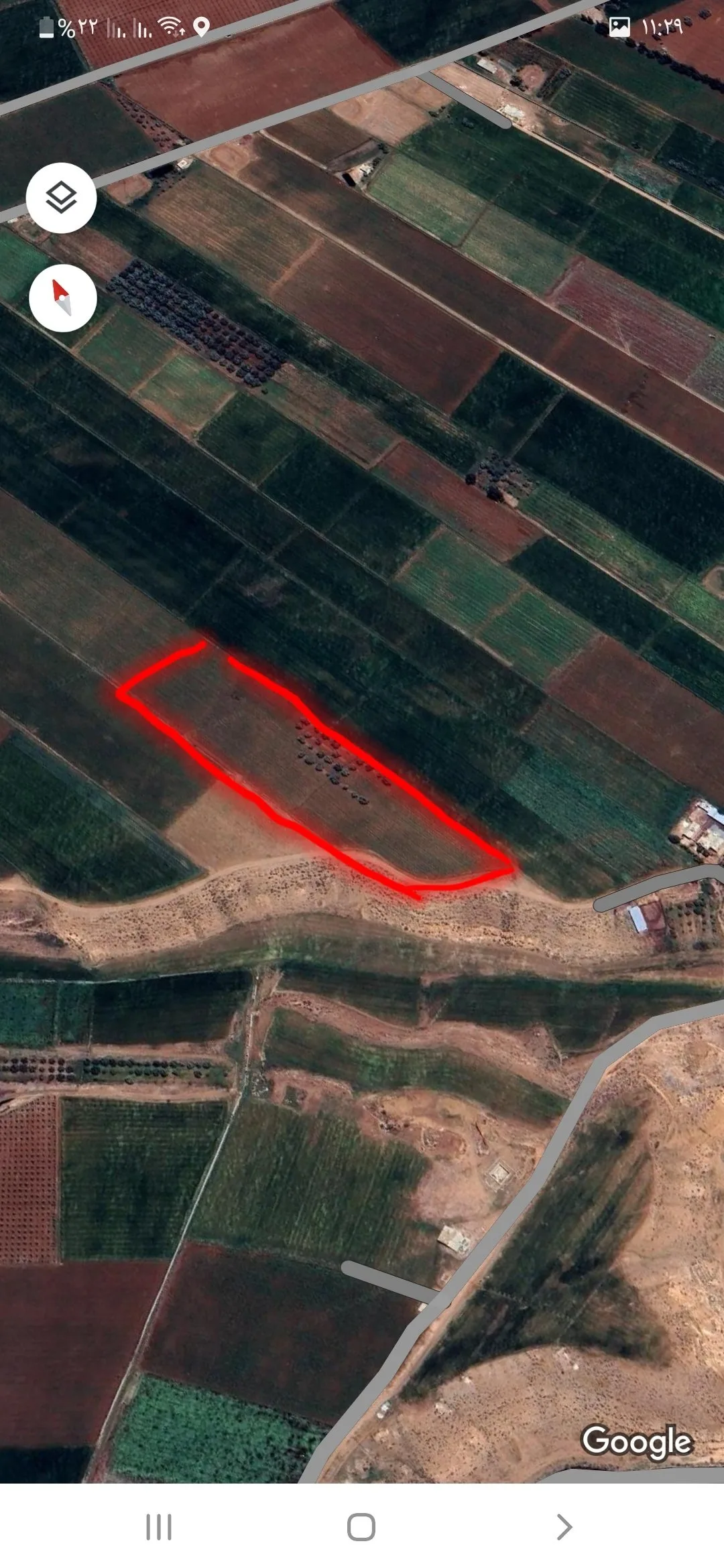 ارض زراعية في منشية خان الشيخ